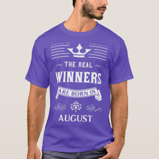 T-shirt anniversaire d'août