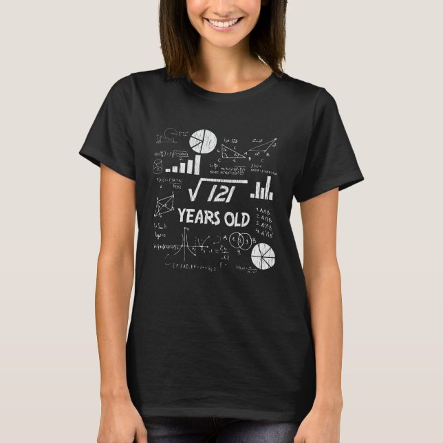 T-shirt anniversaire de 11 ans Geeky Math 11e anniversaire (Devant)