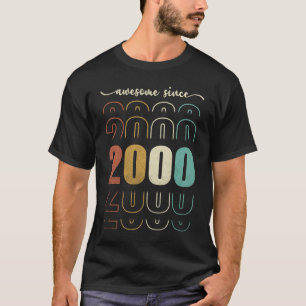 T-shirt anniversaire de 23 ans Vintage depuis 2000 23e ann