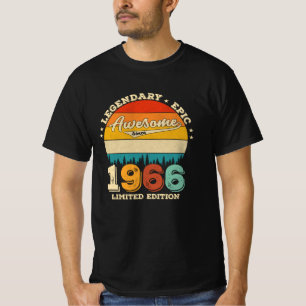 T-shirt anniversaire de 59 ans 1966 Magnifique 59e anniver