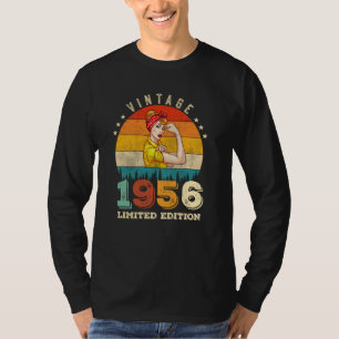 T-shirt anniversaire de 69 ans 1956 Vintage 69e anniversai