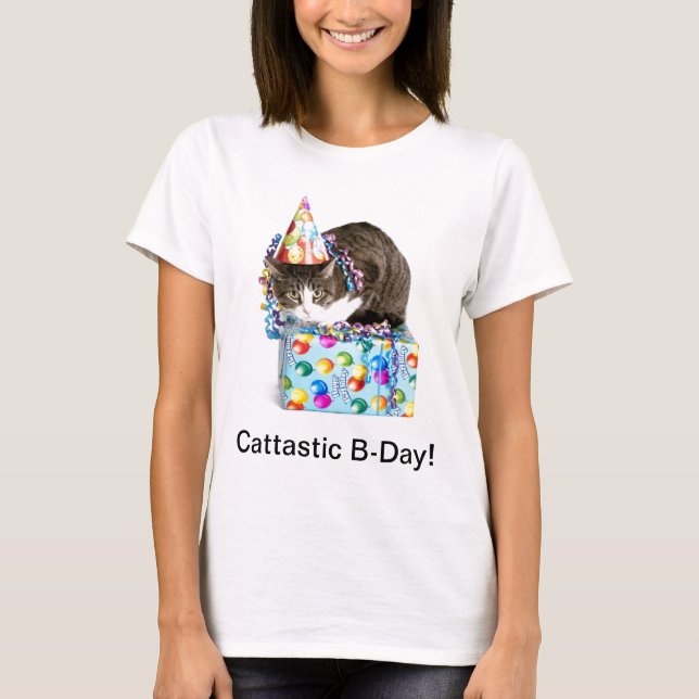 T-shirt Anniversaire de Cattastic (Devant)