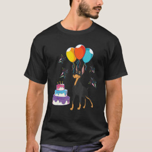 T-shirt Anniversaire de enfant Chien mignon animal animal