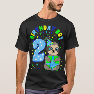 T-shirt Anniversaire de enfant Garçon 2 ans 2e anniversair