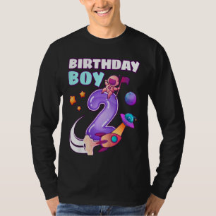 T-shirt Anniversaire de enfant Garçon 2 ans Ancienne fusée