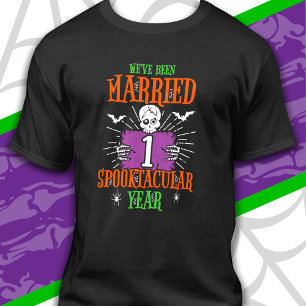 T-shirt Anniversaire de Halloween Spooktacular 1er Mariage