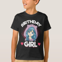Anniversaire de la fille Anime Manga Anniversaire