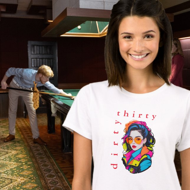 T-shirt Anniversaire de Retro Neon (Créateur téléchargé)