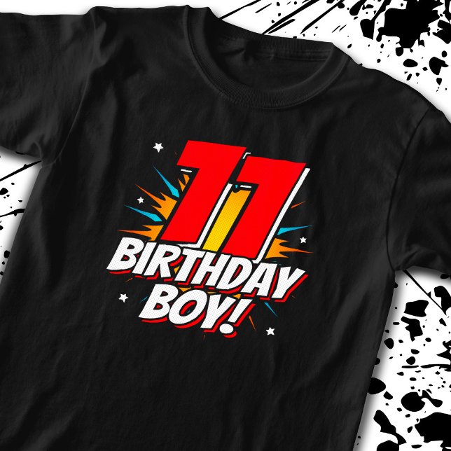 T-shirt Anniversaire de Superhero - 11 ans - 11e anniversa (Créateur téléchargé)