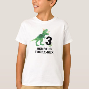 T-Shirt Anniversaire Dinosaure Personnalisable Tou