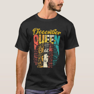 T-shirt Anniversaire Dixième Reine Née En Décembre Filles 