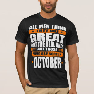 T-shirt Anniversaire d'octobre