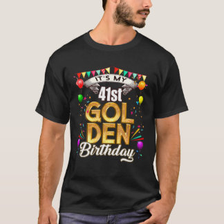 T-shirt Anniversaire d'or C'est Mes 41Décorations d'annive