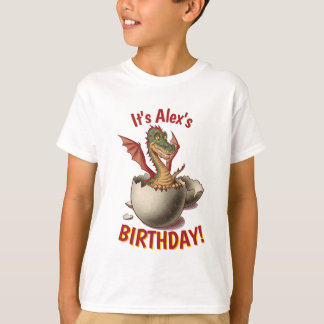 T-shirt Anniversaire du dragon d'éclosion