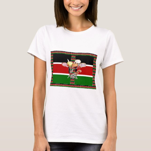T-shirt anniversaire du Kenya (Devant)