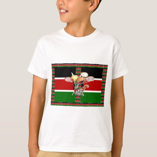 T-shirt anniversaire du Kenya (Devant)