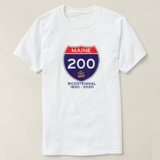 T-shirt Anniversaire du Maine 200th bicentenaire