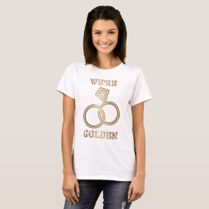 T-shirt Anniversaire du Mariage d'or Anniversaire Romantiq