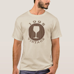 T-shirt Anniversaire du vin 1998 Vintage