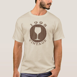 T-shirt Anniversaire du vin 1998 Vintage