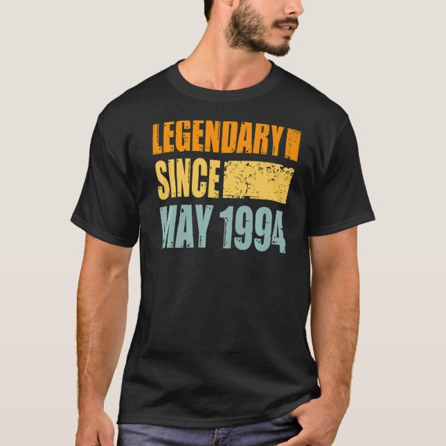 T-shirt Anniversaire En Mai 1994 (Devant)