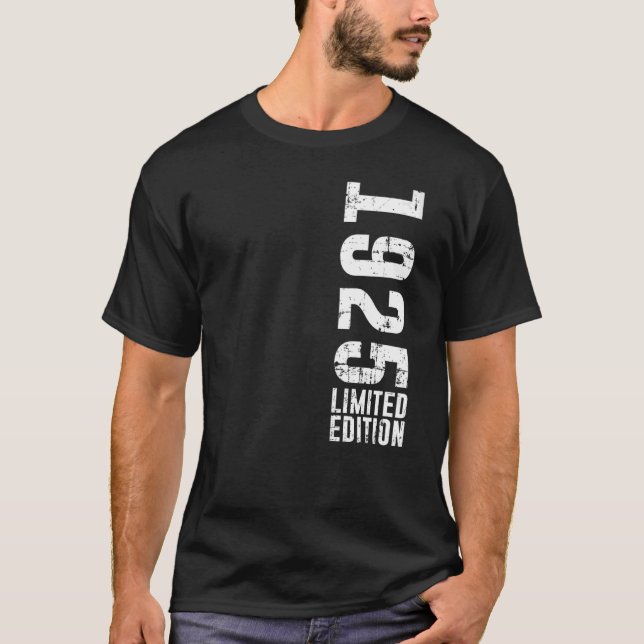 T-shirt Anniversaire et vintage 1925 (Devant)