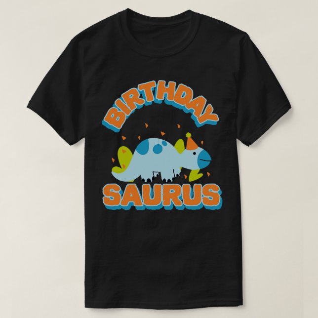 T-shirt Anniversaire fête Dino (Design devant)