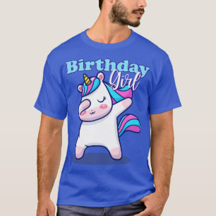 T-shirt Anniversaire fille Dabbing licorn