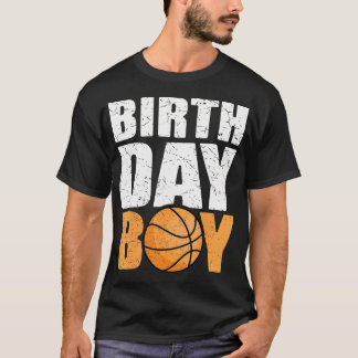T-shirt Anniversaire Garçon Basketball Thème Fête Futur Ba