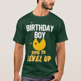 T-shirt Anniversaire garçon temps de niveau 2