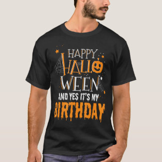 T-shirt Anniversaire Halloween - Halloween Cadeaux d'anniv