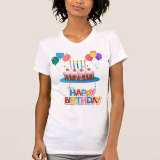 T-shirt anniversaire heureux