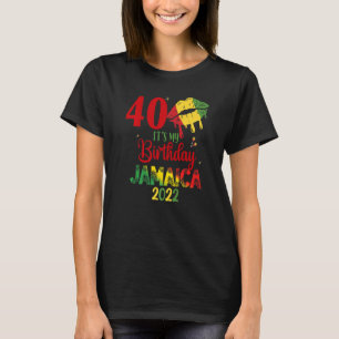 T-shirt Anniversaire Jamaïque fille 30ème 50ème match de t