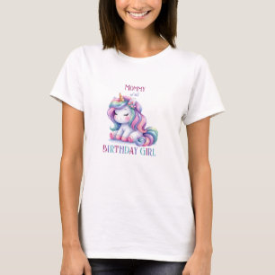 T-shirt Anniversaire Licorne Magie Arc-en-ciel