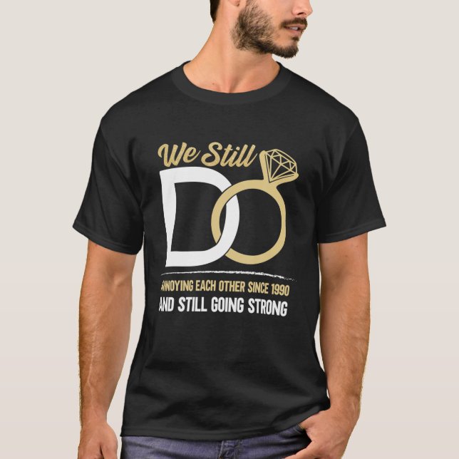 T-shirt Anniversaire mariage Nous Faisons Encore De L'Anni (Devant)