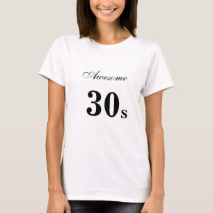 T-shirt Anniversaire Moderne 30 Ans