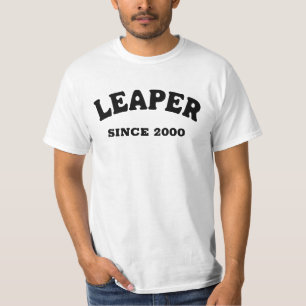 T-SHIRT ANNIVERSAIRE PERSONNALISABLE D'ANNÉE BISSEXTILE BI