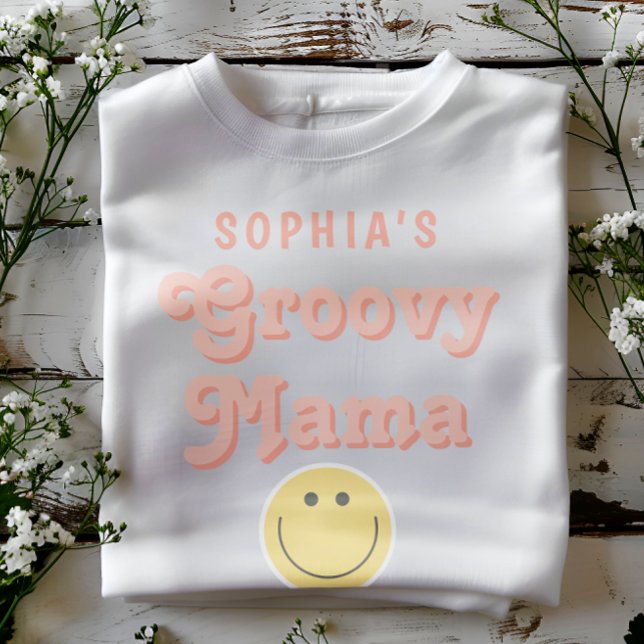 T-shirt Anniversaire rose Super Mama (Créateur téléchargé)