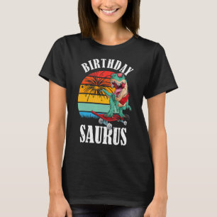 T-shirt Anniversaire Saurus Festive Dinosaur
