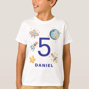 T-shirt Anniversaire sur le thème de l'espace pour astrona