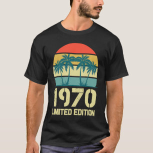 T-shirt Anniversaire vintage 1970 pour hommes 1970 Anniver