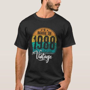 T-shirt Anniversaire Vintage Année de naissance 1988 Anniv