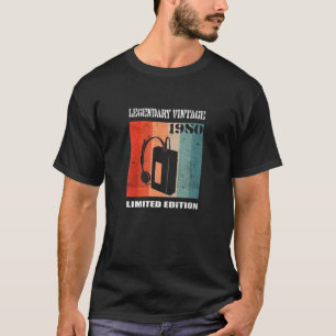 T-shirt Anniversaire vintage Et Rétro, Walkman, Vintage, A