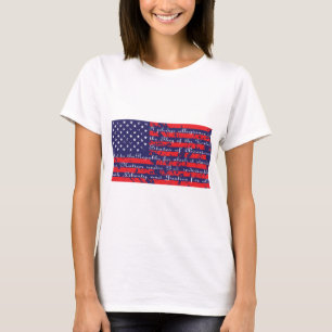 T-shirt Annonce de drapeau