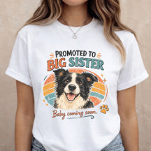 Annonce de Grande Sœur Chien Révélation de Bébé