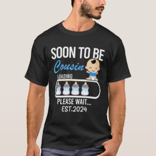T-shirt Annonce de grossesse assortie Bientôt cousin