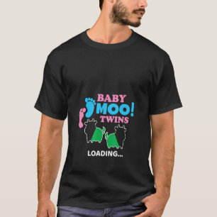 T-shirt Annonce de grossesse de jumelles vaches Femmes