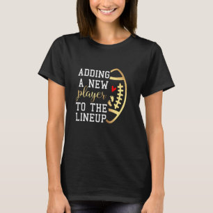 T-shirt Annonce de grossesse Football Thanksgiving Automne