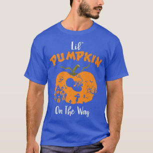 T-shirt Annonce de grossesse Halloween : un petit citrouil