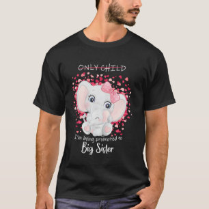 T-shirt Annonce de grossesse Je suis promue Grande S